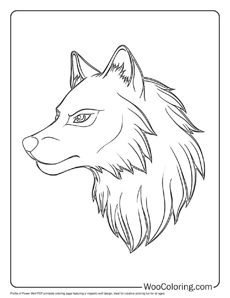 100  Wolf coloring pages  Free PDF To Print  - 24
