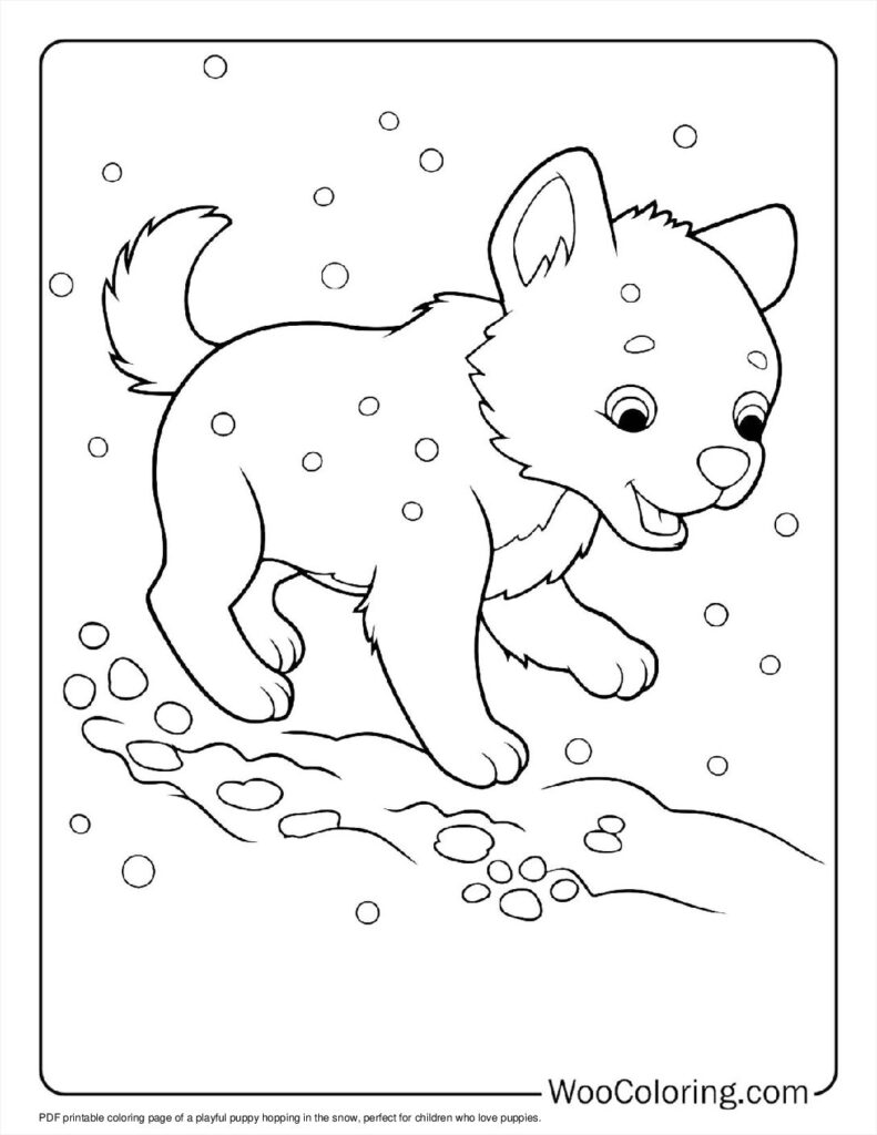100  Puppy coloring pages  Free PDF To Print  - 40