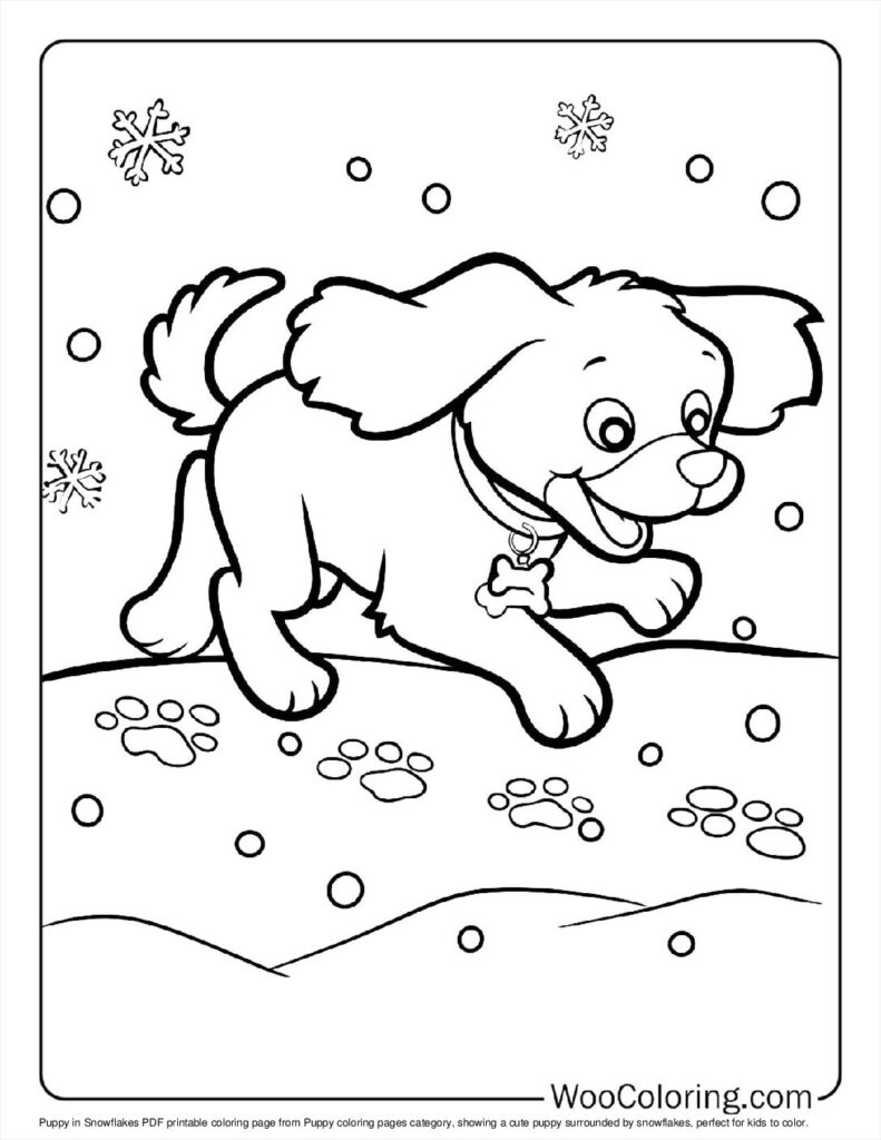 100  Puppy coloring pages  Free PDF To Print  - 4
