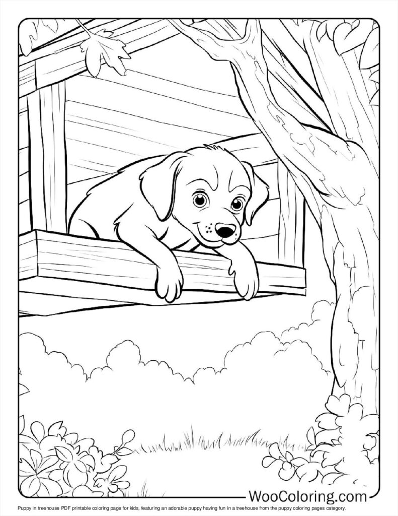 100  Puppy coloring pages  Free PDF To Print  - 12