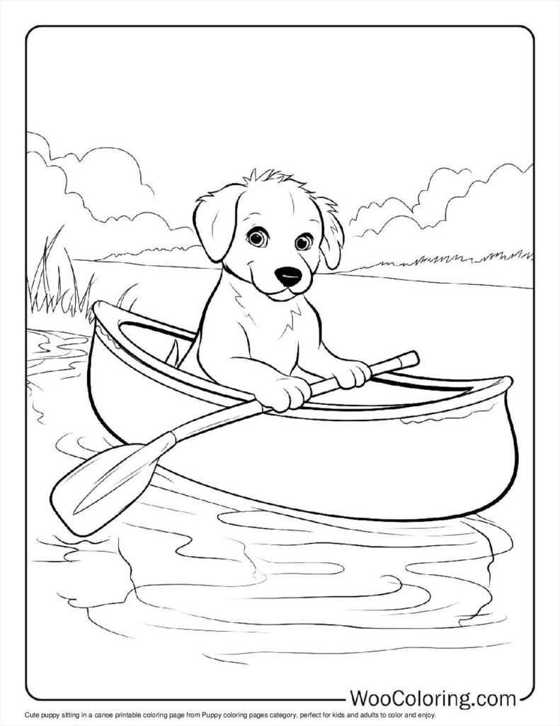 100  Puppy coloring pages  Free PDF To Print  - 64