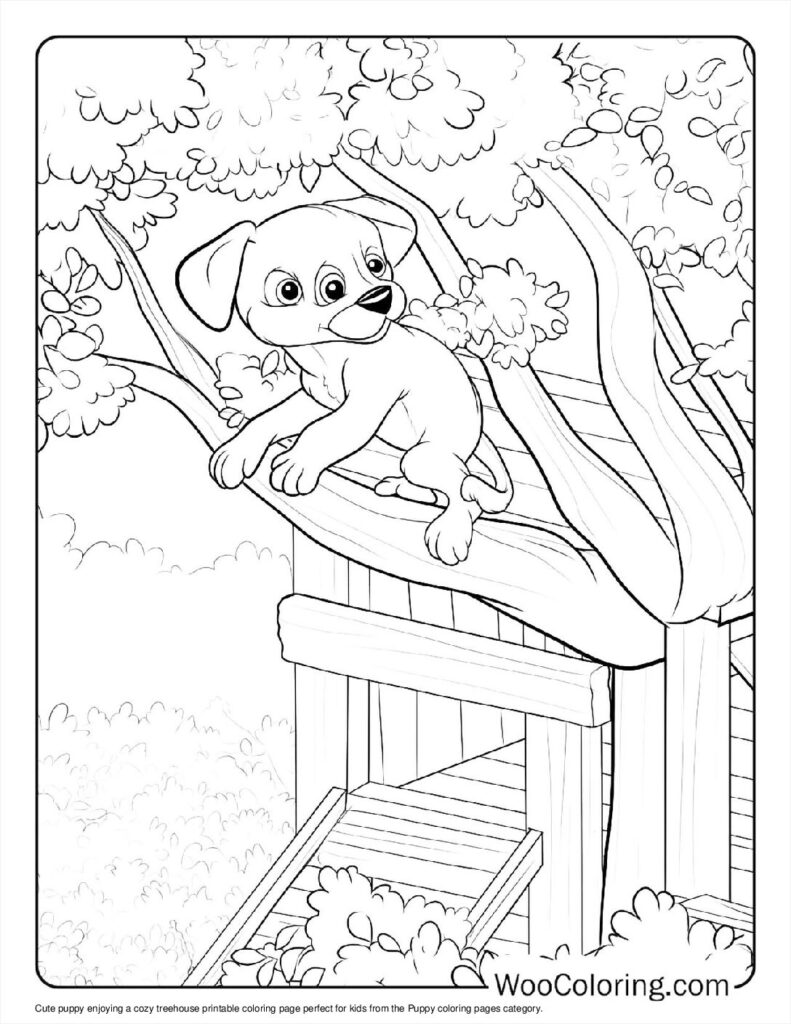100  Puppy coloring pages  Free PDF To Print  - 44
