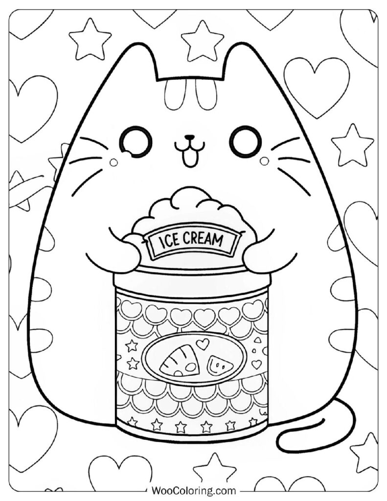 40 Ice Cream Coloring Pages  Free PDF To Print  - 69