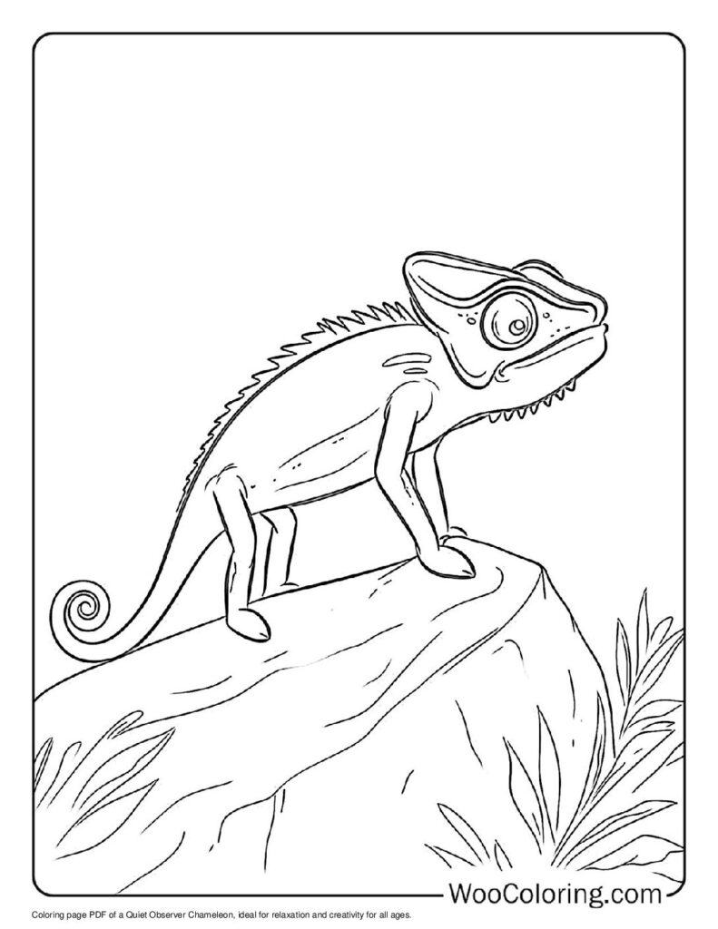 100  Chameleon coloring pages  Free PDF To Print  - 72
