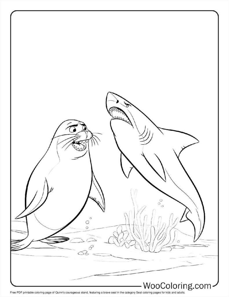 100  Seal coloring pages  Free PDF To Print  - 83