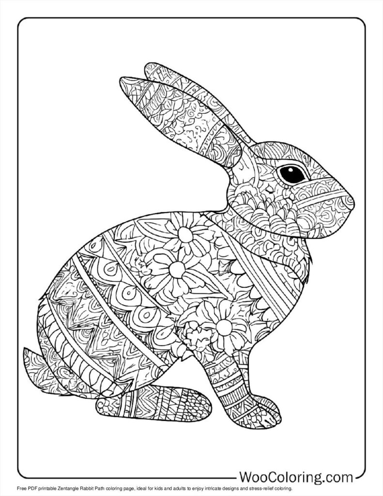 100  Zentangle coloring pages  Free PDF To Print  - 90