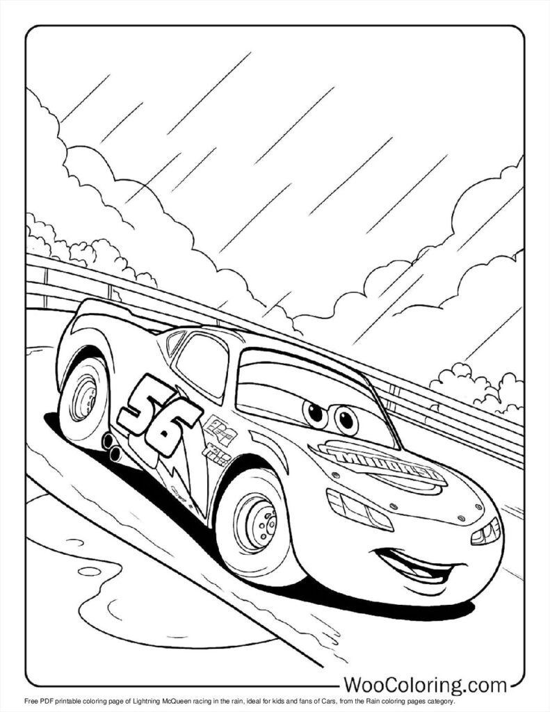 100  Rain coloring pages  Free PDF To Print  - 57