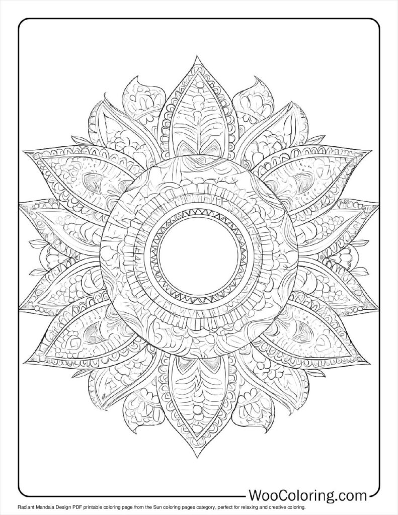 100  Sun coloring pages  Free PDF To Print  - 53