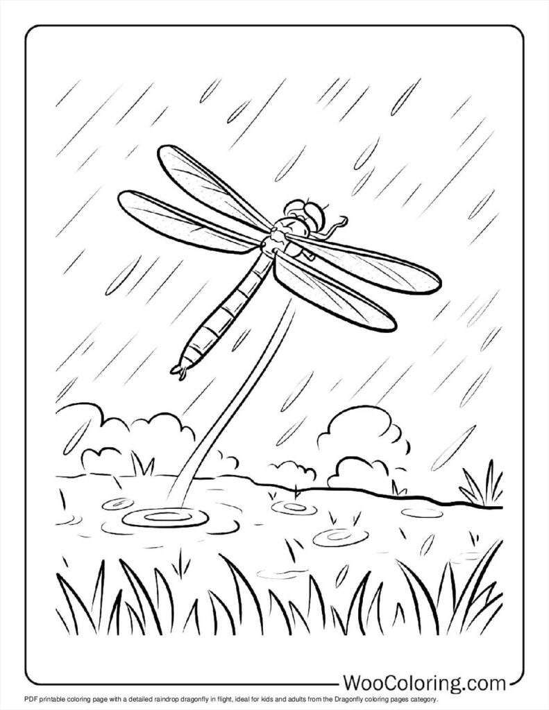100  Dragonfly coloring pages  Free PDF To Print  - 78