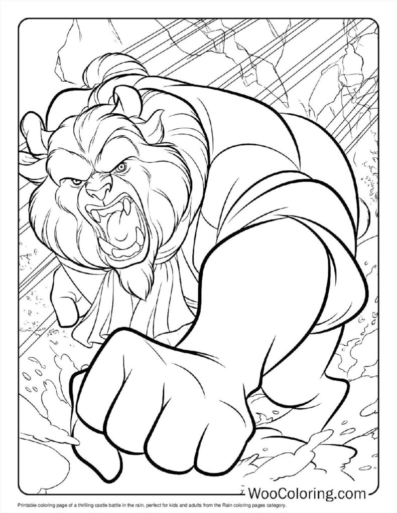 100  Rain coloring pages  Free PDF To Print  - 91