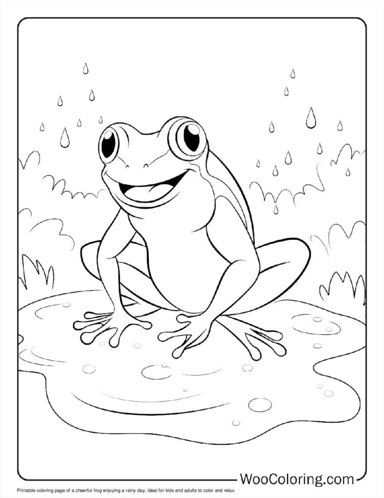 100  Frog coloring pages  Free PDF To Print  - 53