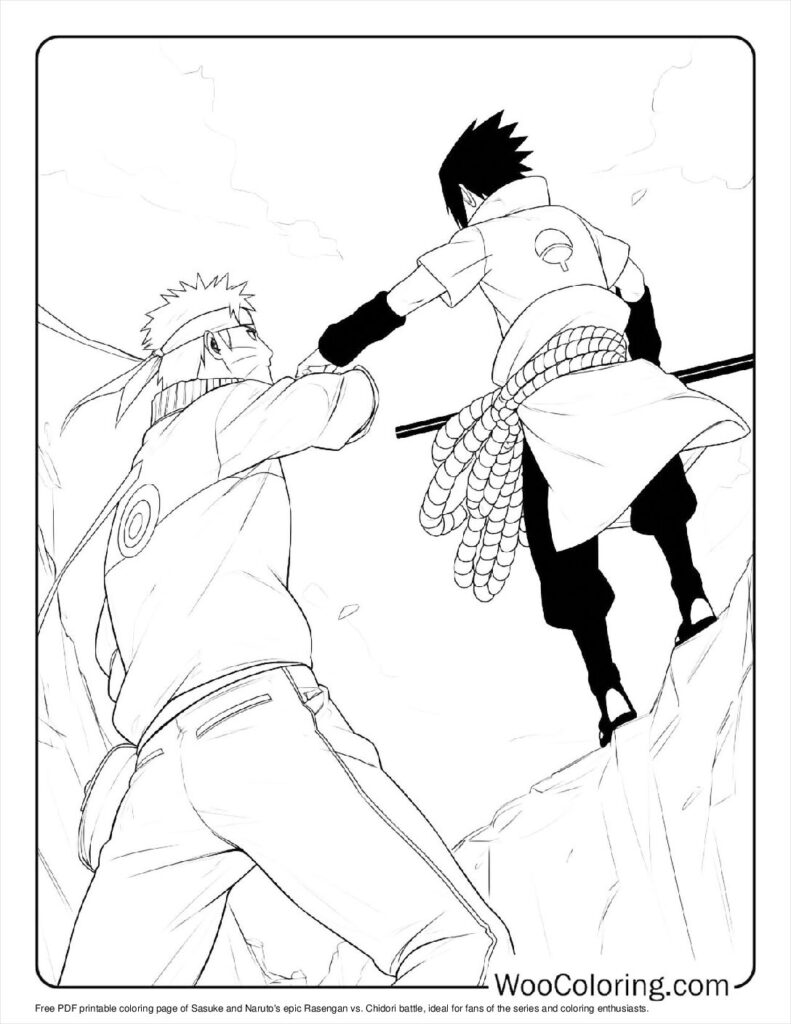 100  Sasuke coloring pages  Free PDF To Print  - 44