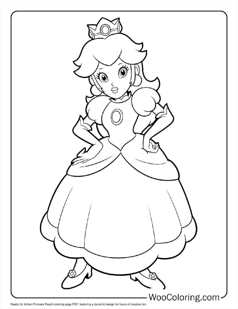 Ready for Action Princess Peach For Kids