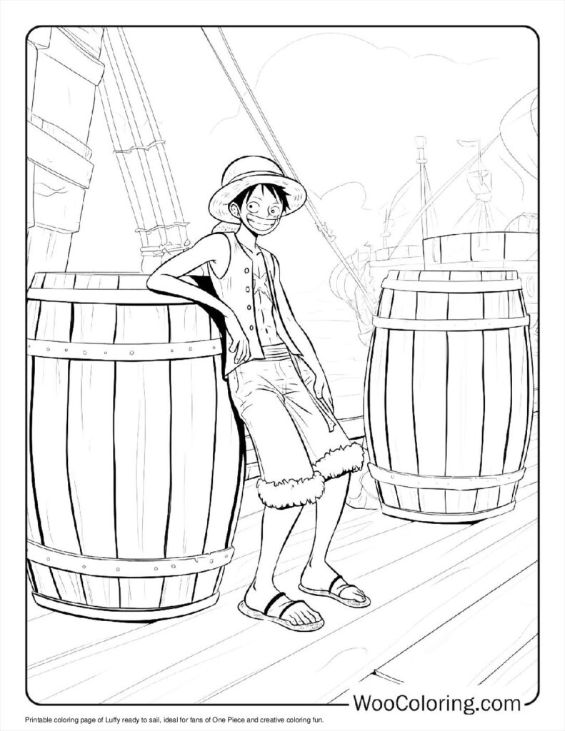 100  Luffy coloring pages  Free PDF To Print  - 1