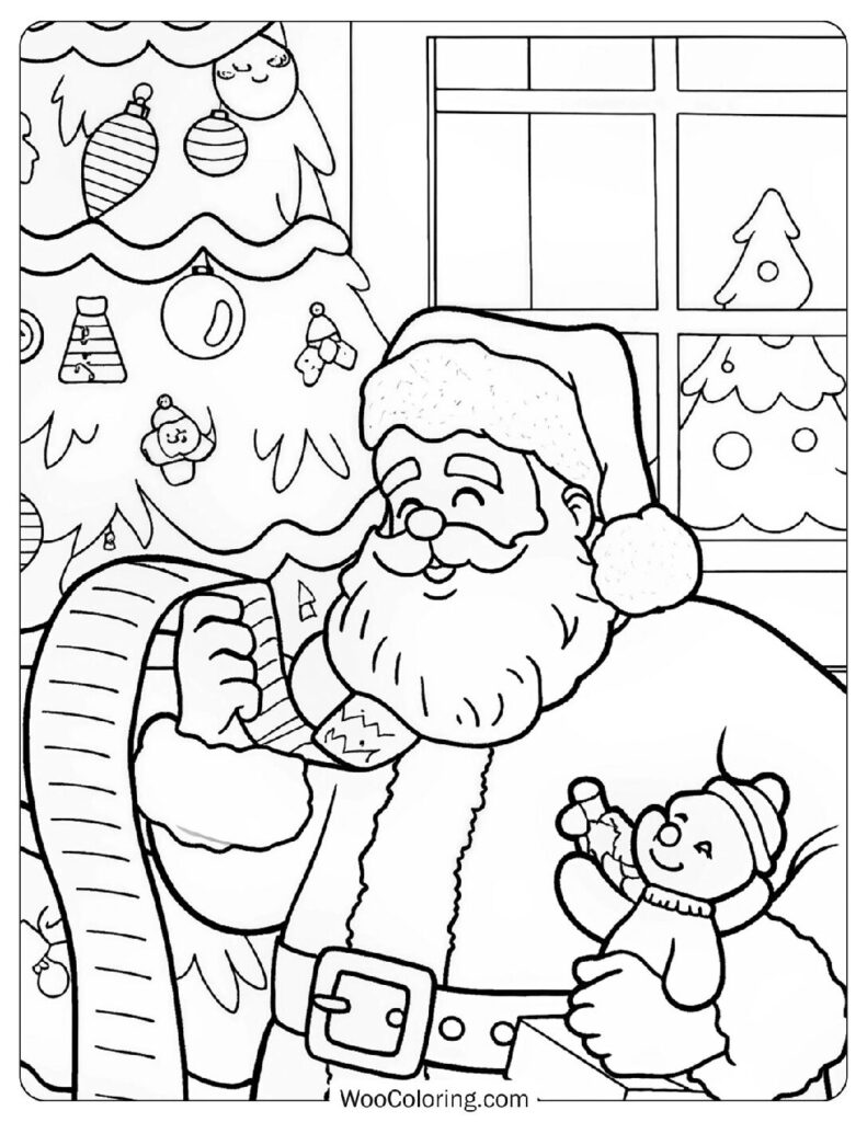 1 500 Christmas Coloring Pages  Free PDF To Print  - 77