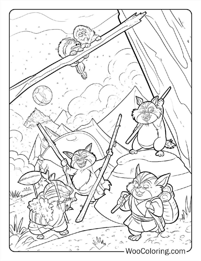 100  Star Wars coloring pages  Free PDF To Print  - 35