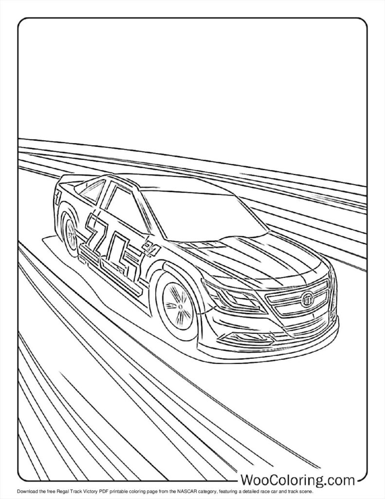 100  NASCAR coloring pages  Free PDF To Print  - 76