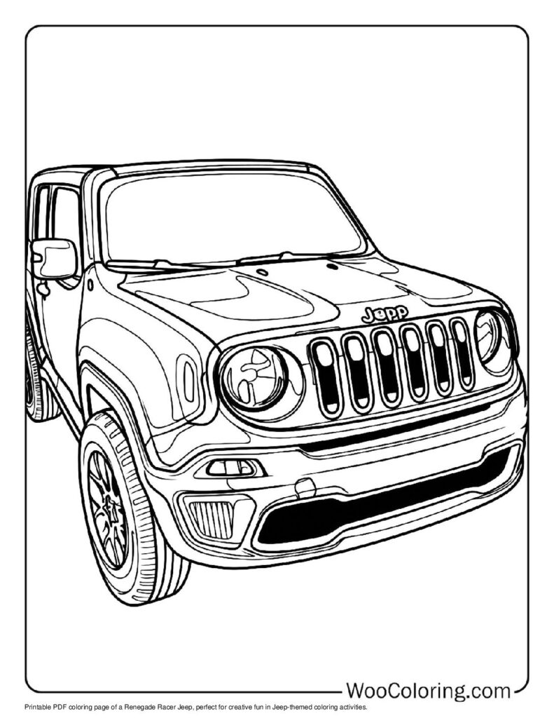 100  Jeep coloring pages  Free PDF To Print  - 27