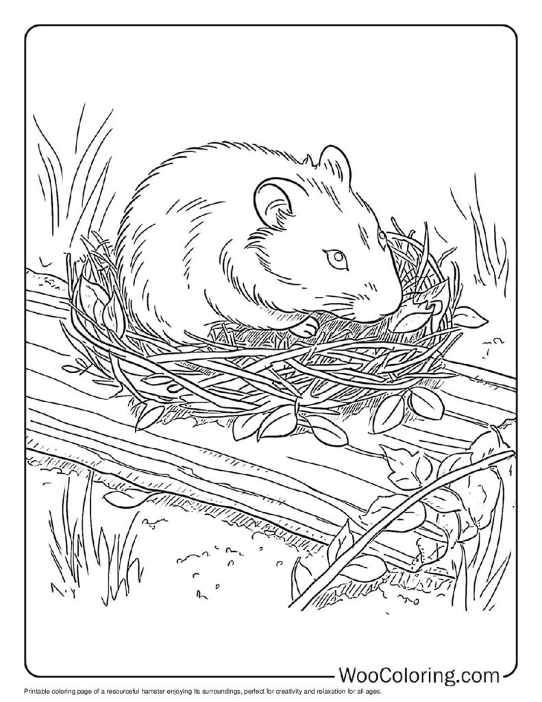 100  Hamster coloring pages  Free PDF To Print  - 69
