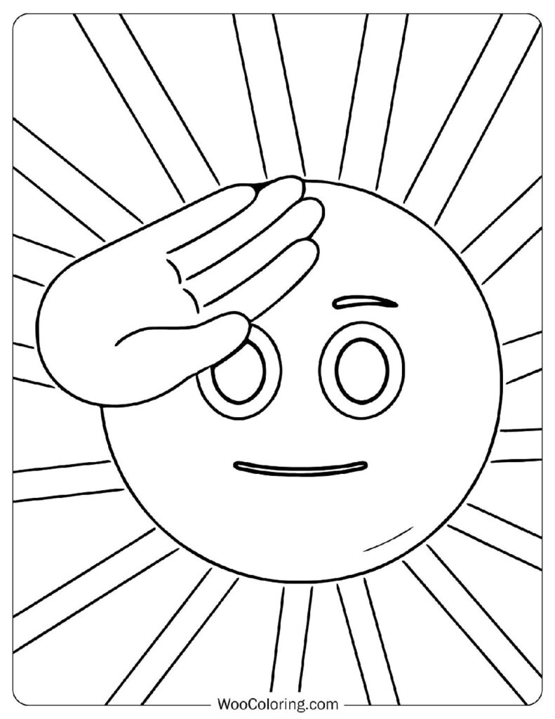 40 Emoji Coloring Pages  Free PDF To Print  - 20