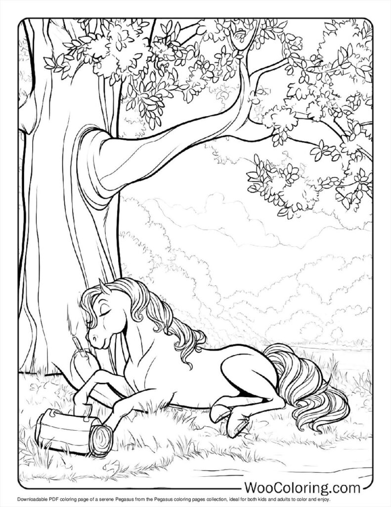 100  Pegasus coloring pages  Free PDF To Print  - 30