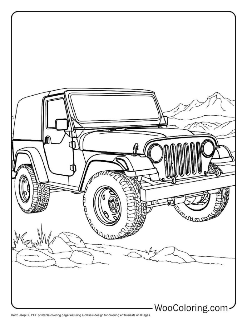 100  Jeep coloring pages  Free PDF To Print  - 53