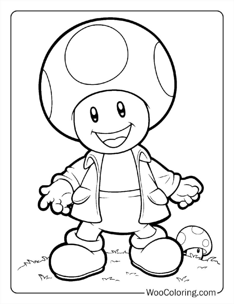 100  Toad coloring pages  Free PDF To Print  - 79