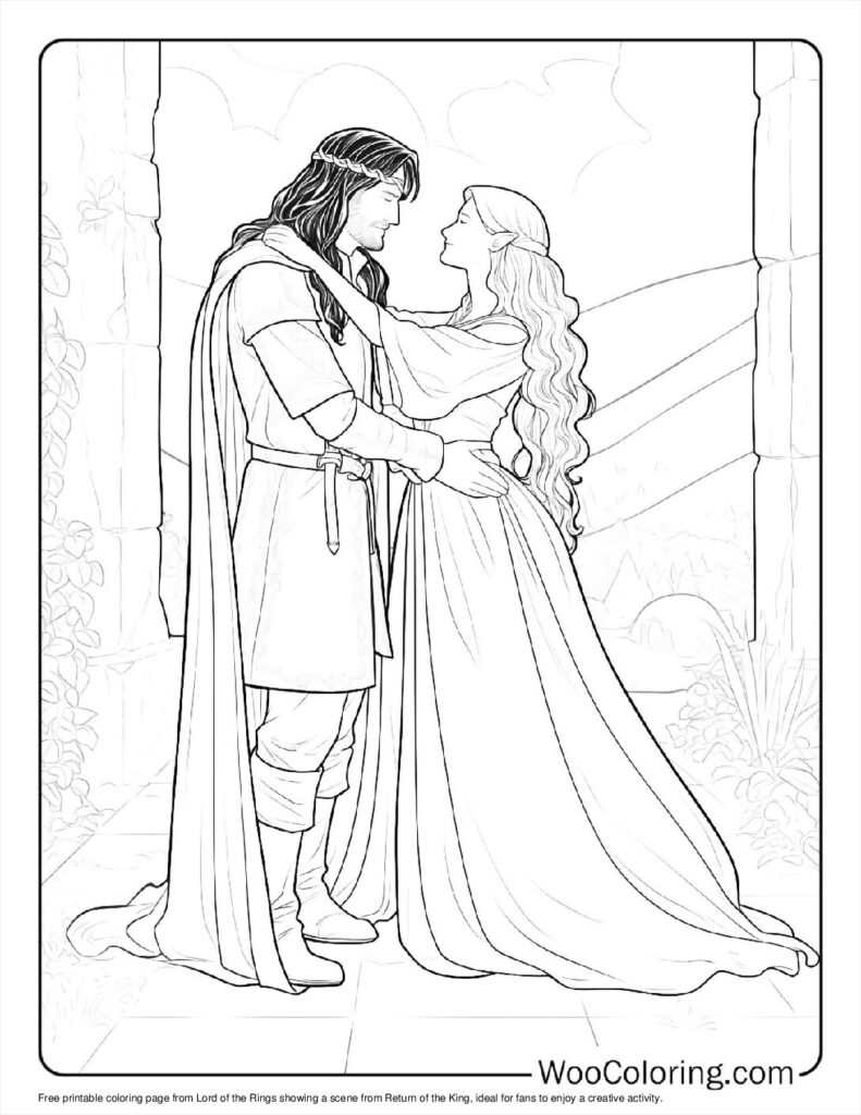 100  Lord Of The Rings coloring pages  Free PDF To Print  - 81
