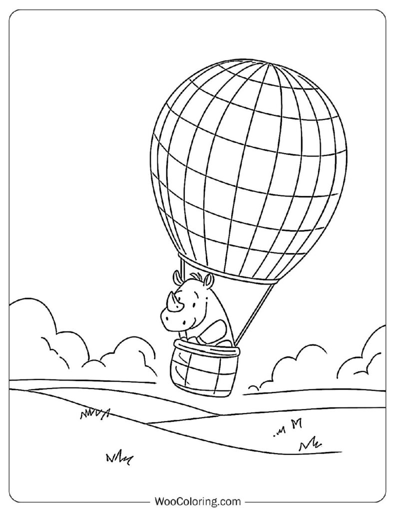 100  Rhino coloring pages  Free PDF To Print  - 96