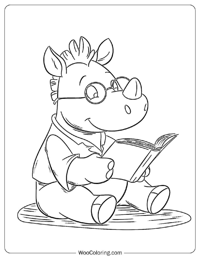 100  Rhino coloring pages  Free PDF To Print  - 75