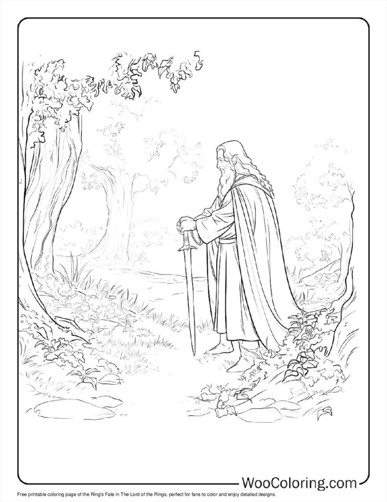 100  Lord Of The Rings coloring pages  Free PDF To Print  - 59