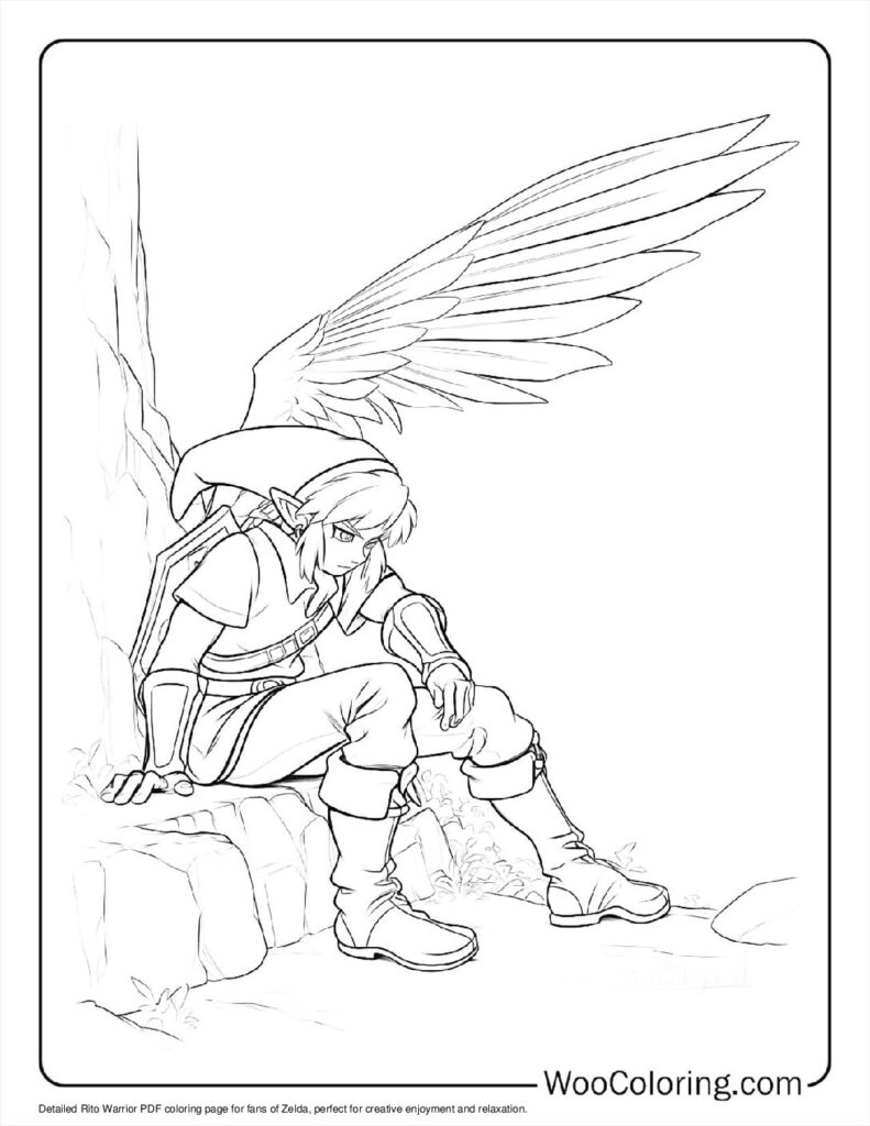 100  Zelda coloring pages  Free PDF To Print  - 93