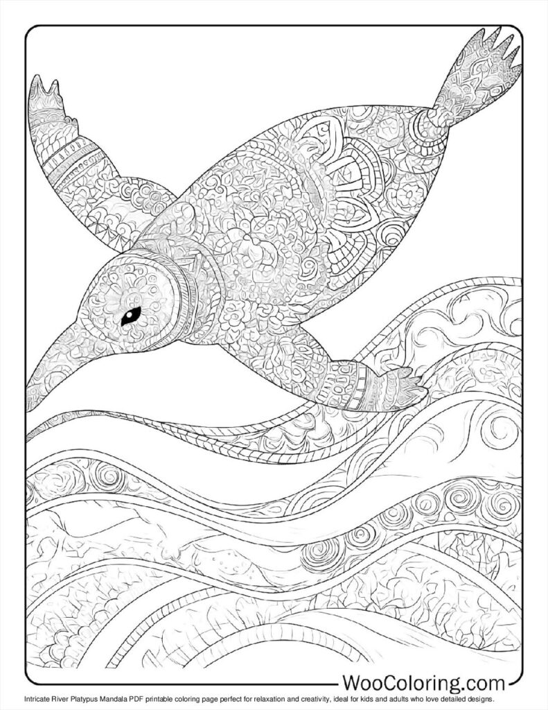 River Platypus Mandala