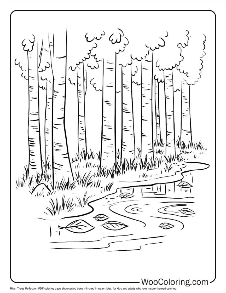 100  Tree coloring pages  Free PDF To Print  - 6