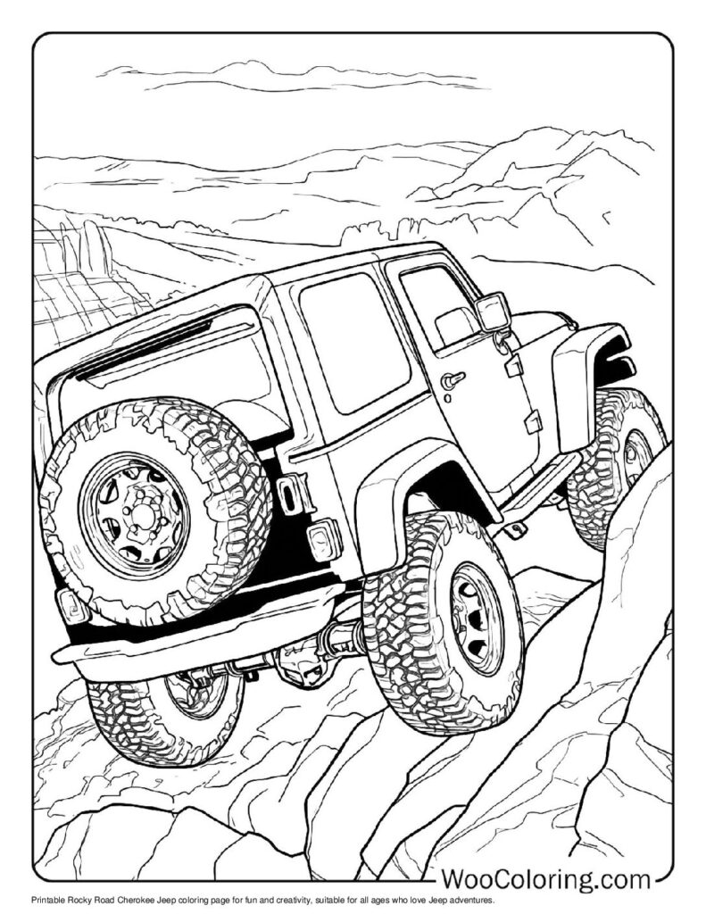 100  Jeep coloring pages  Free PDF To Print  - 67