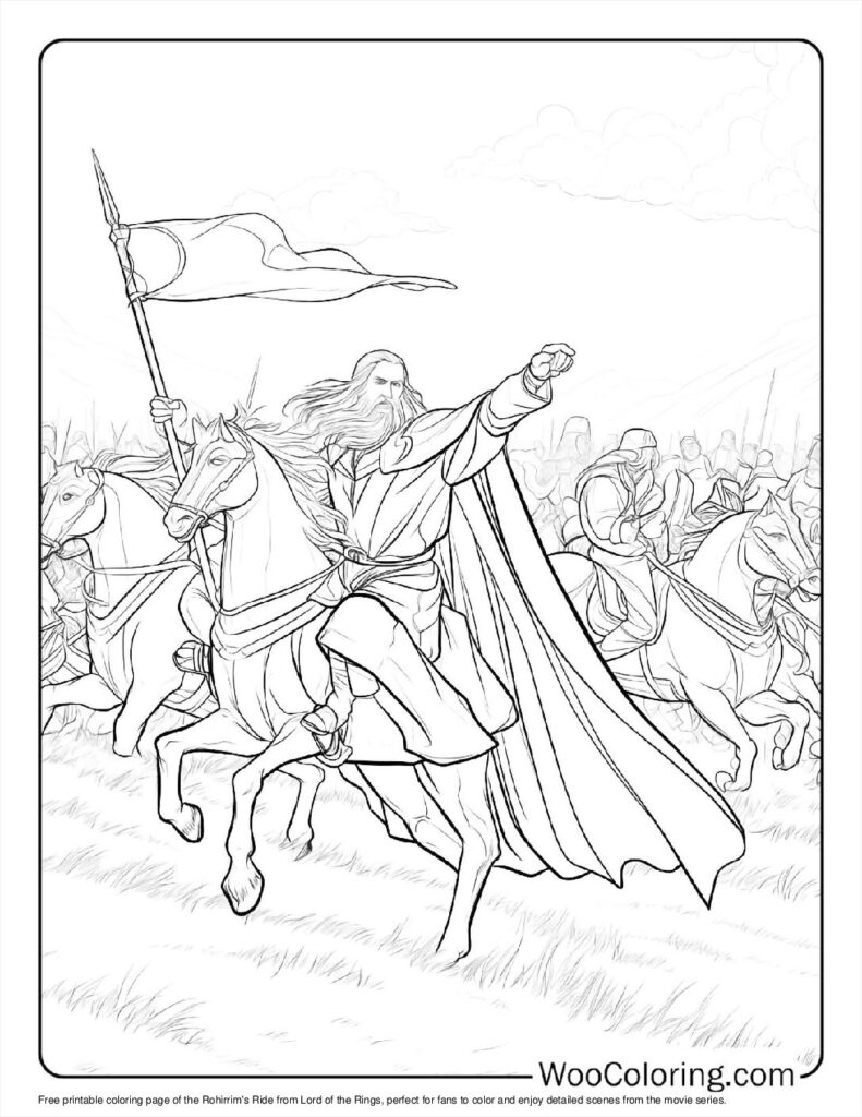 100  Lord Of The Rings coloring pages  Free PDF To Print  - 6