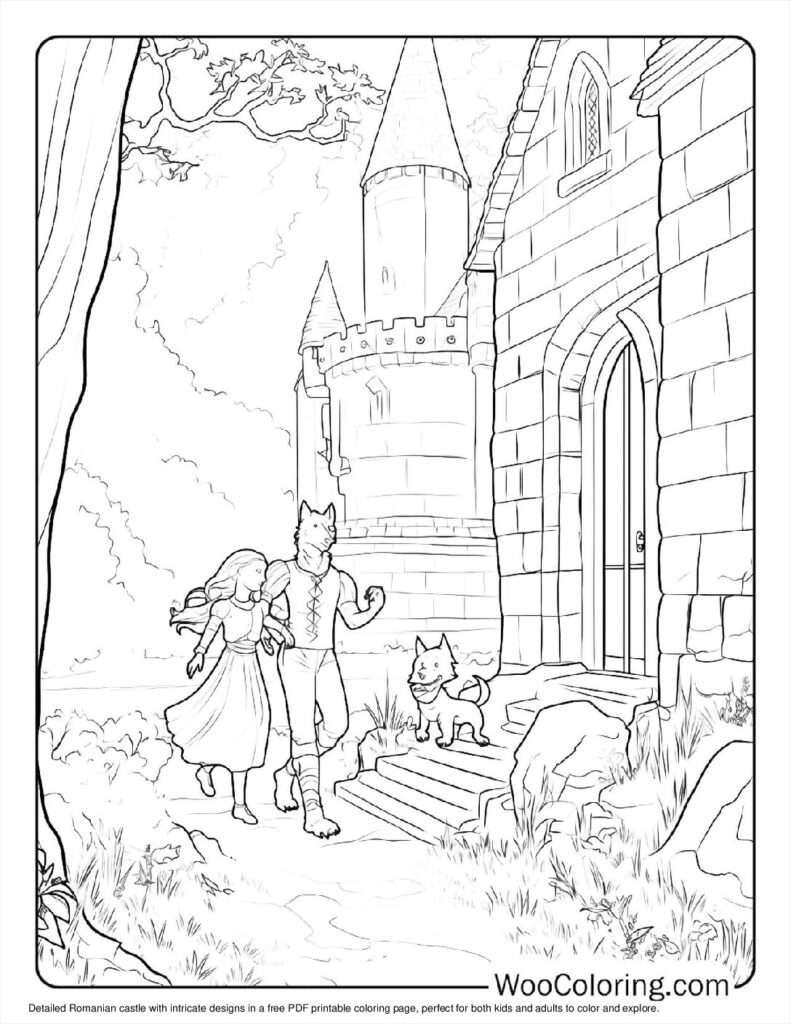 100  Werewolf coloring pages  Free PDF To Print  - 77