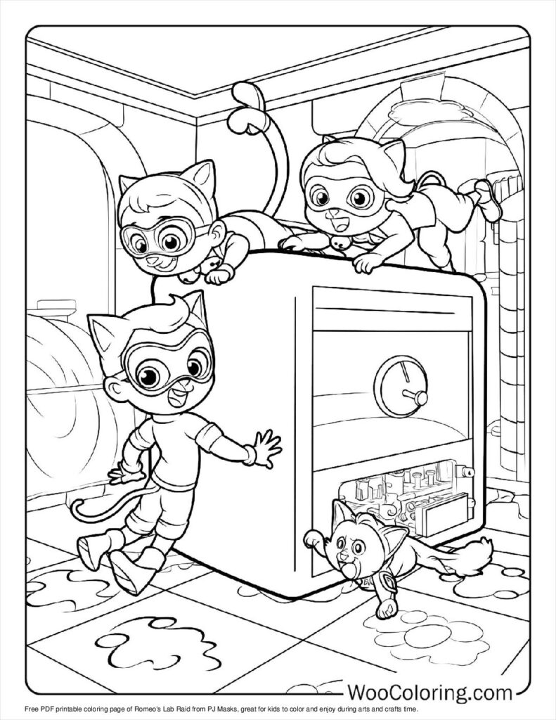 100  PJ Masks coloring pages  Free PDF To Print  - 41