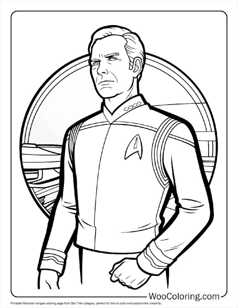 100  Star Trek coloring pages  Free PDF To Print  - 11