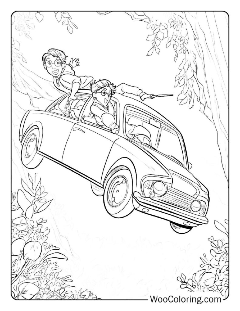 100  Harry Potter coloring pages  Free PDF To Print  - 53