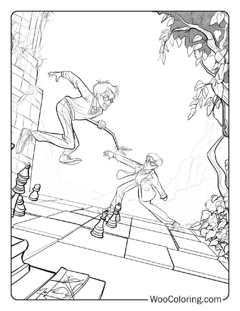 100  Harry Potter coloring pages  Free PDF To Print  - 94