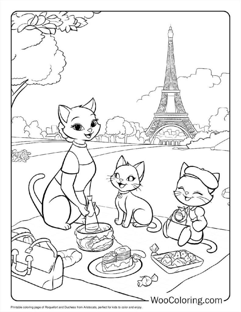 Roquefort and Duchess Coloring Sheet
