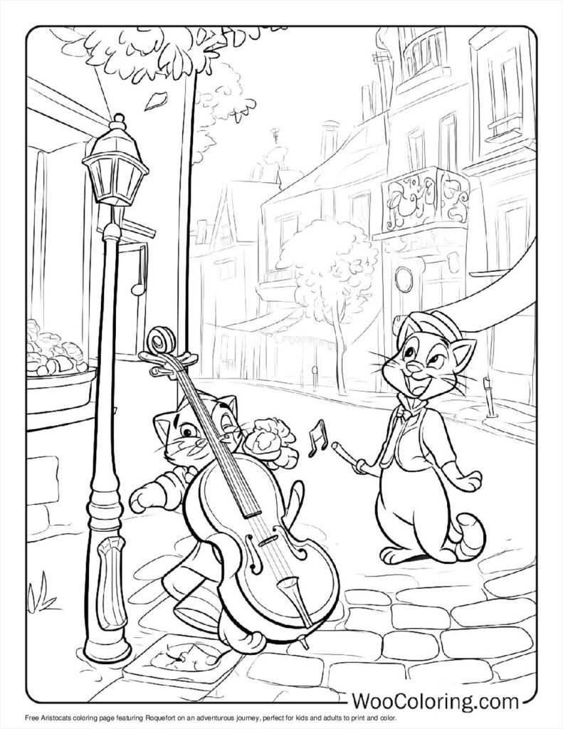 Roquefort's Adventure Coloring Sheet