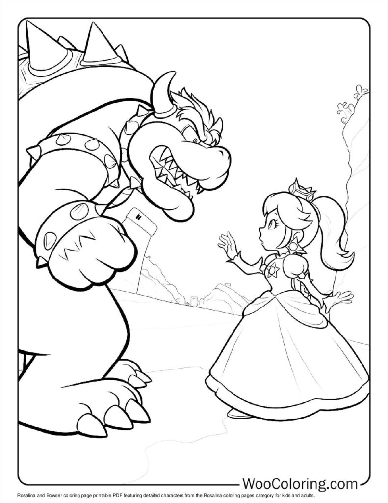 100  Rosalina coloring pages  Free PDF To Print  - 44