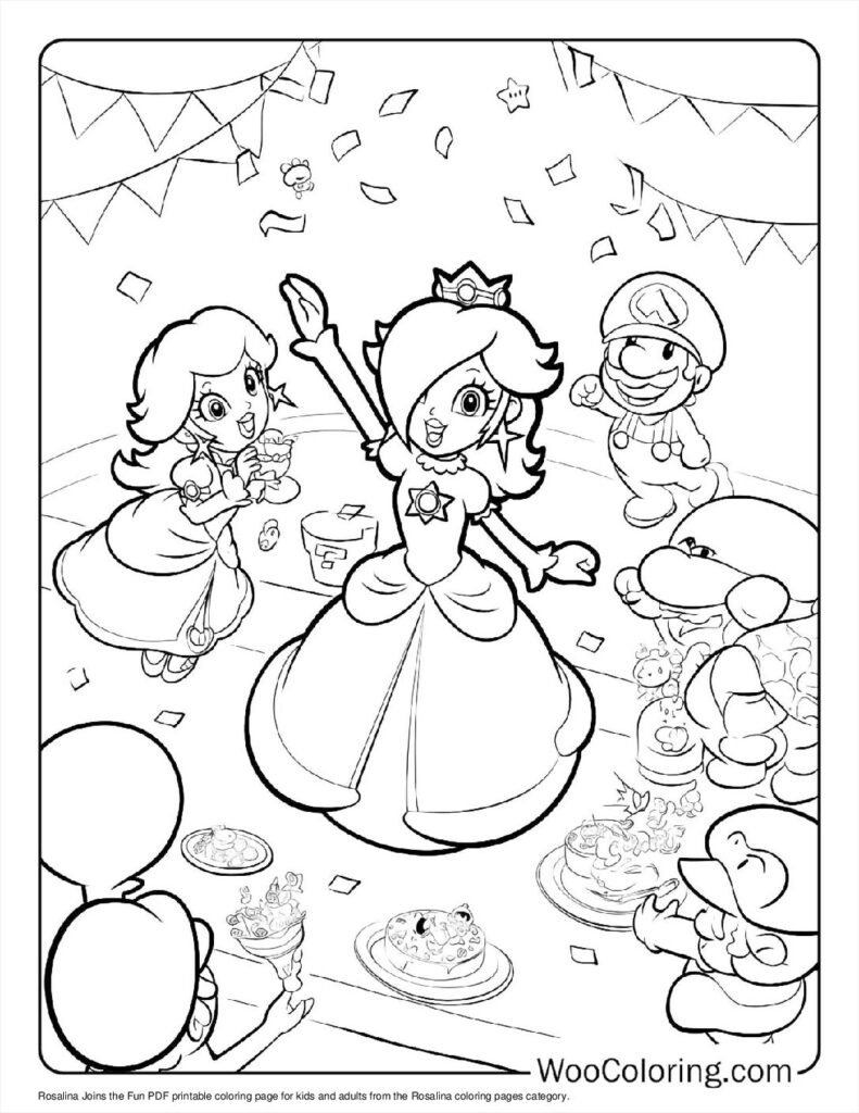 100  Rosalina coloring pages  Free PDF To Print  - 75