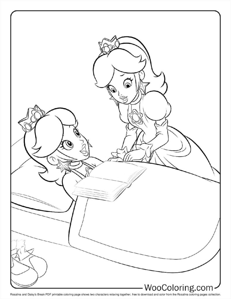 100  Rosalina coloring pages  Free PDF To Print  - 1