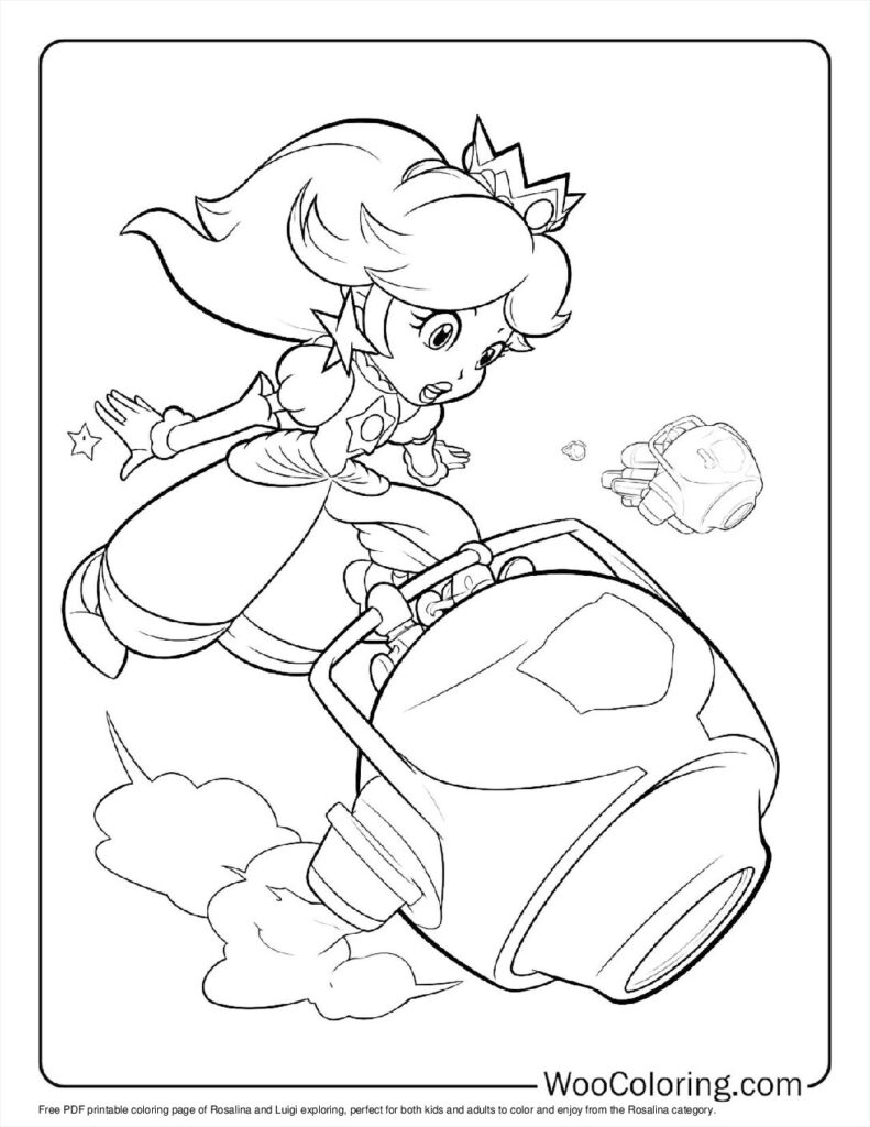 100  Rosalina coloring pages  Free PDF To Print  - 24