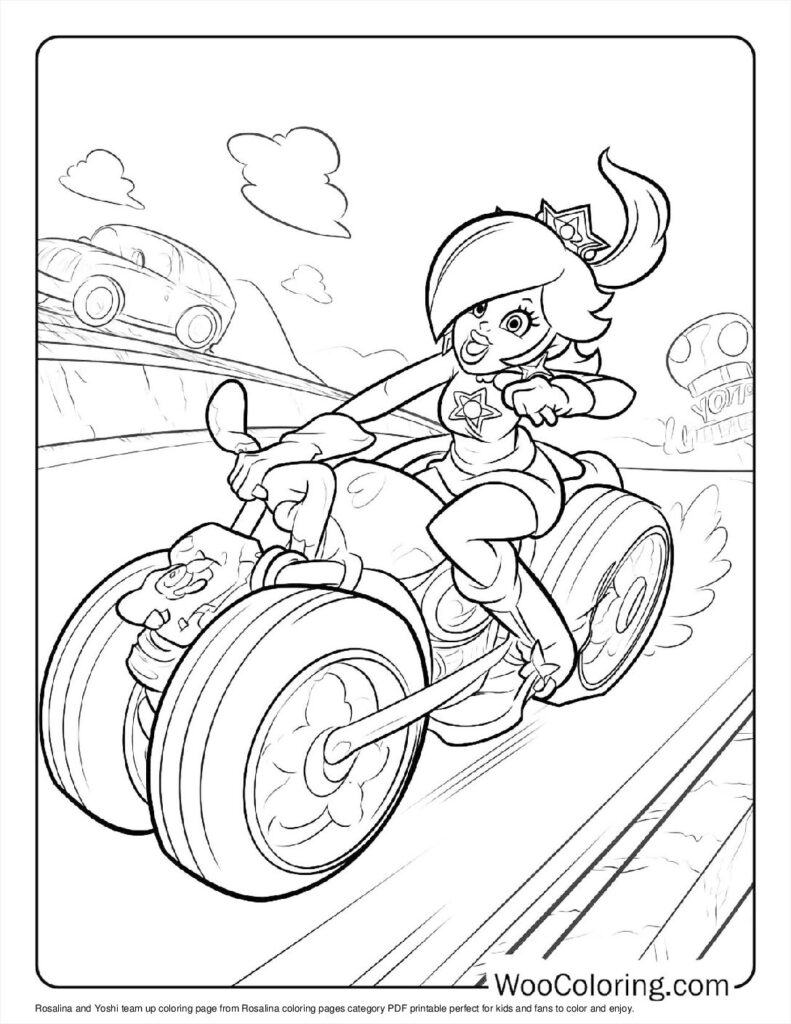 100  Rosalina coloring pages  Free PDF To Print  - 71