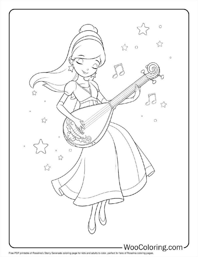 100  Rosalina coloring pages  Free PDF To Print  - 11