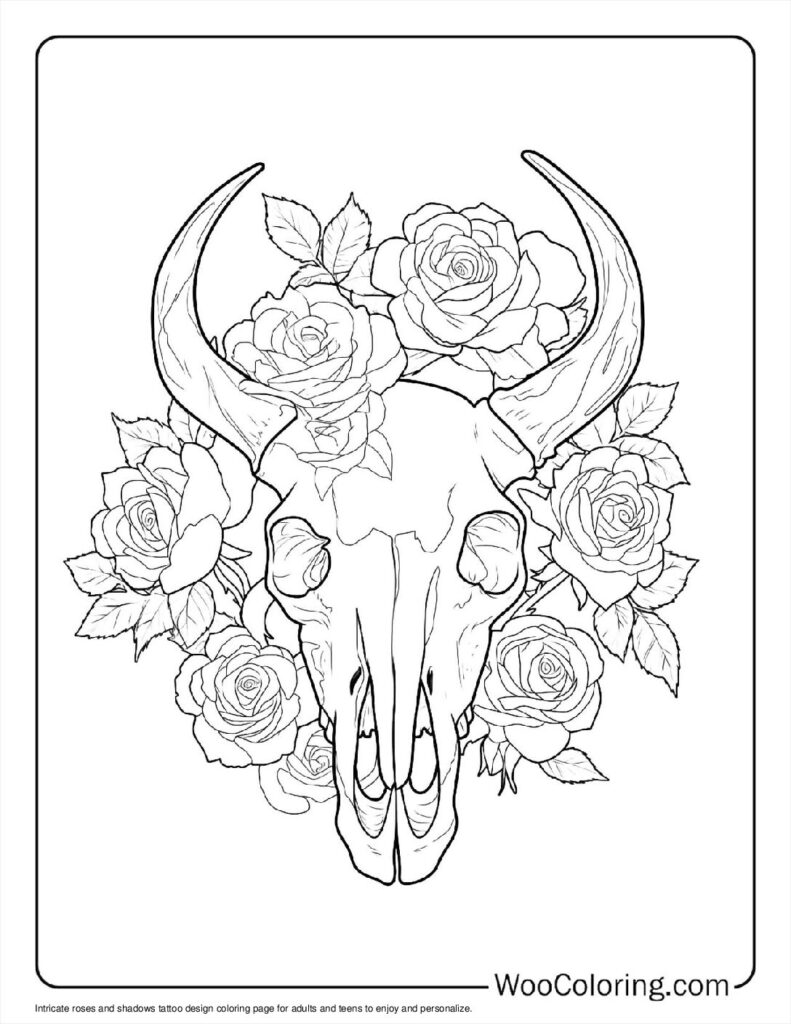 100  Tattoo coloring pages  Free PDF To Print  - 97
